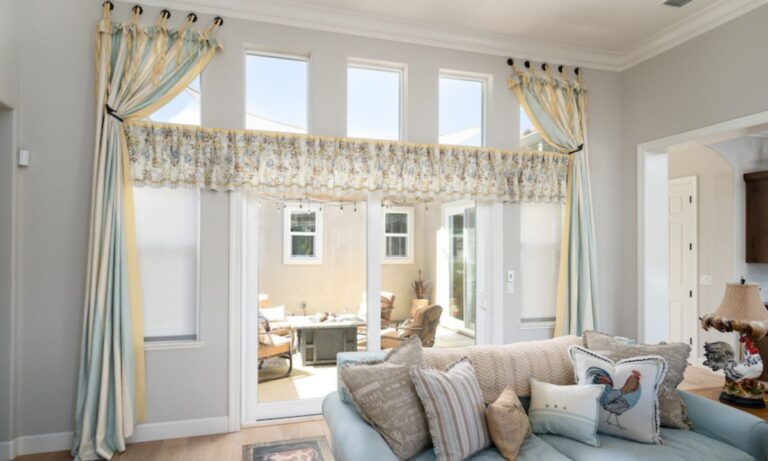 The Best Window Treatments for Tall Windows in Living Rooms