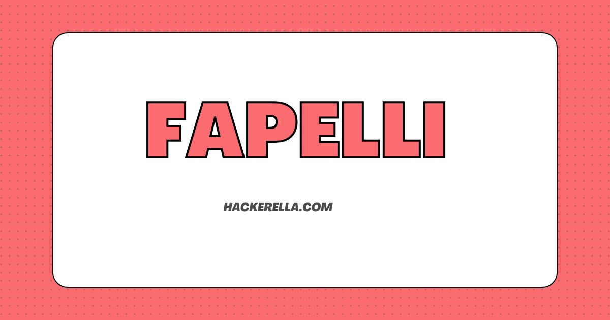 fapelli