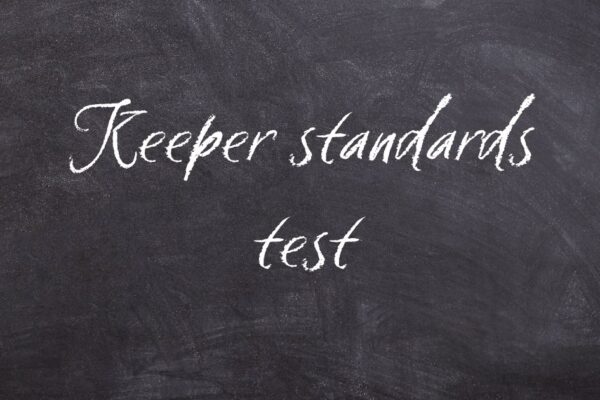 keeper standards test