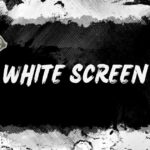 white screen