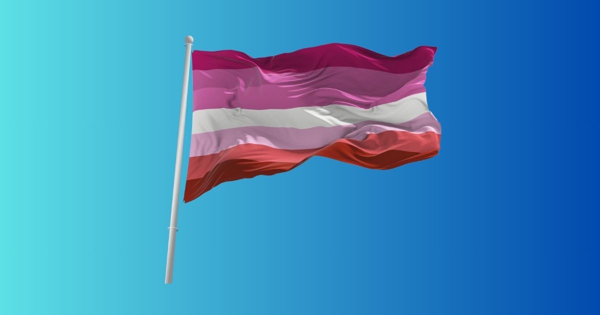 lesbian flag