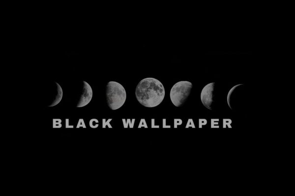 black wallpaper