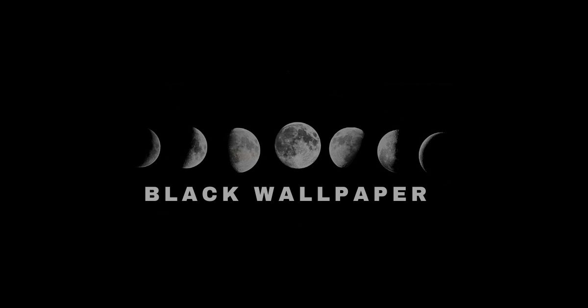 black wallpaper