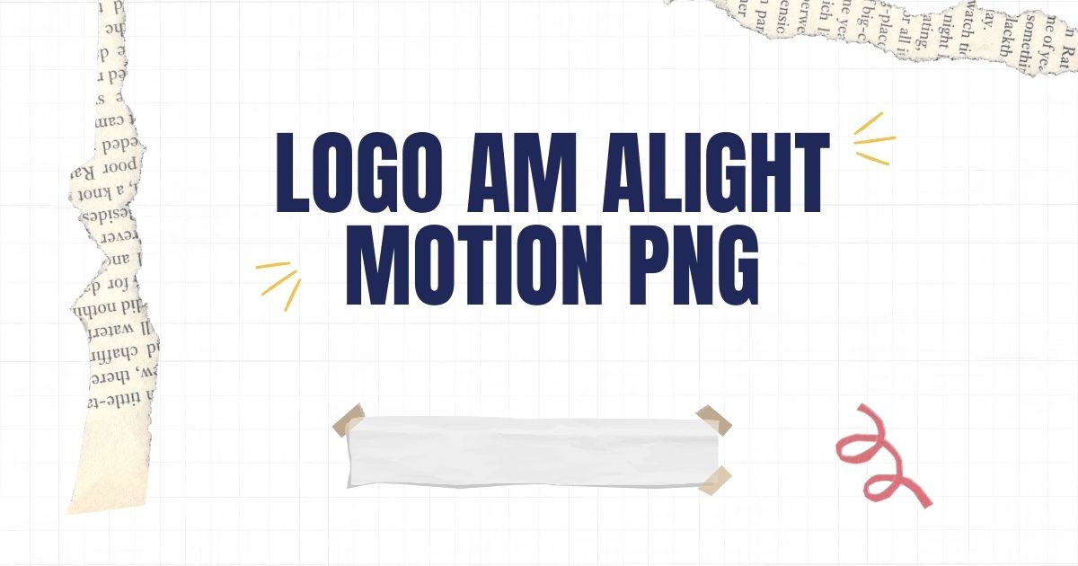 logo am alight motion png