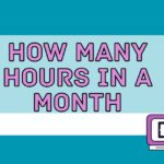 how many hours in a month