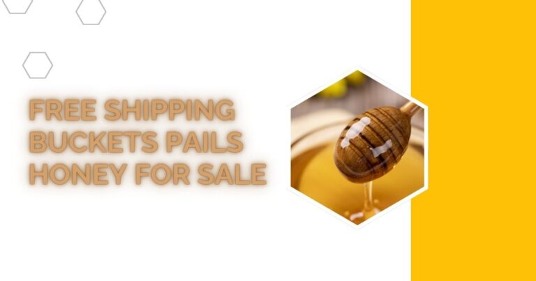 free shipping buckets pails honey for sale