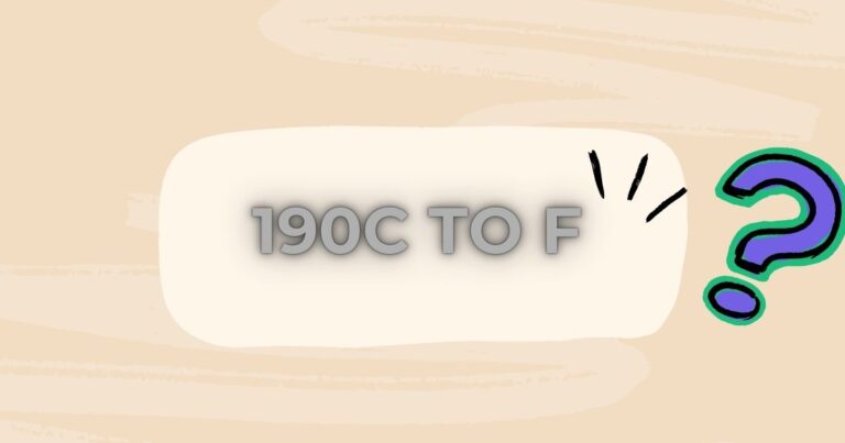190c to f