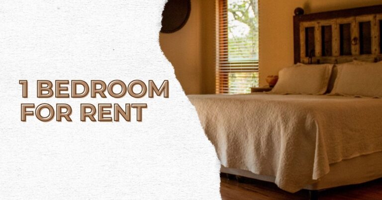 1 bedroom for rent​