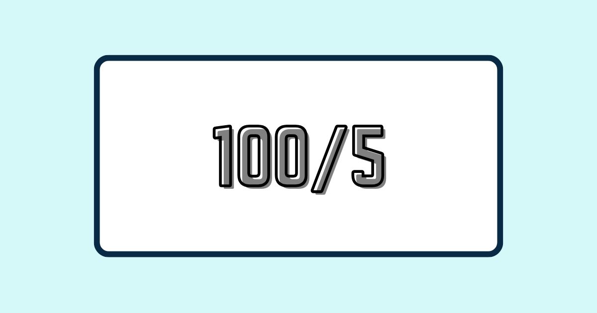 100/5
