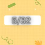 5/32​