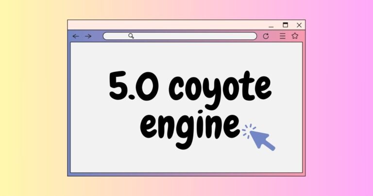 5.0 coyote engine​