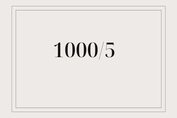 1000/5​