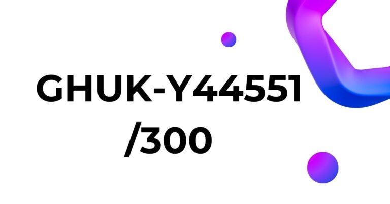 Ghuk-y44551/300 Code: A Deep Dive into Its Utility
