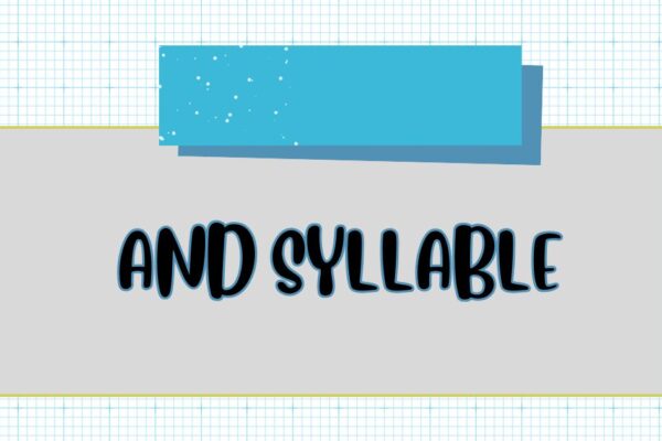 Syllable Basics: Understanding the Sound Units of Speech and syllable