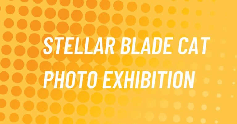 stellar blade cat photo exhibition