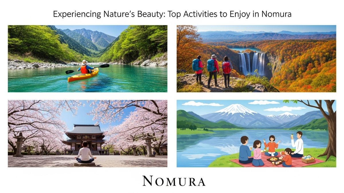 Experiencing Nature’s Beauty: Top Activities to Enjoy in nomurano