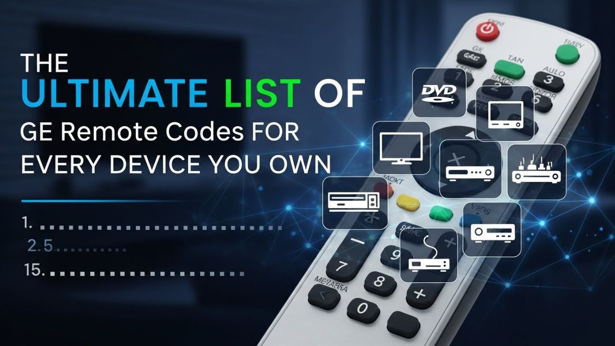 The Ultimate List of ge remote codes for Every Device You Own