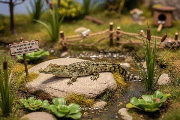 Crocolini in the Wild: Habitats and Conservation Efforts for Mini Crocodiles