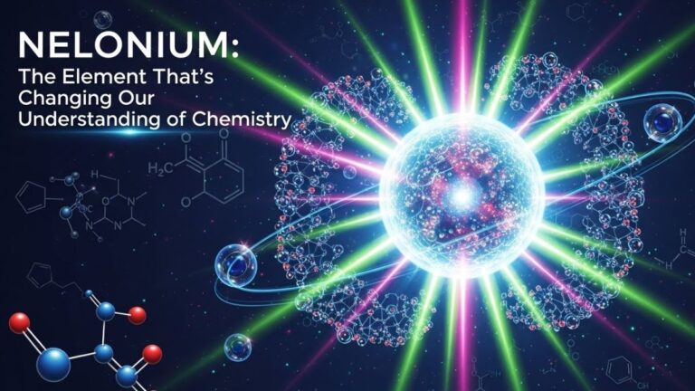Exploring nelonium: The Element That's Changing Our Understanding of Chemistry
