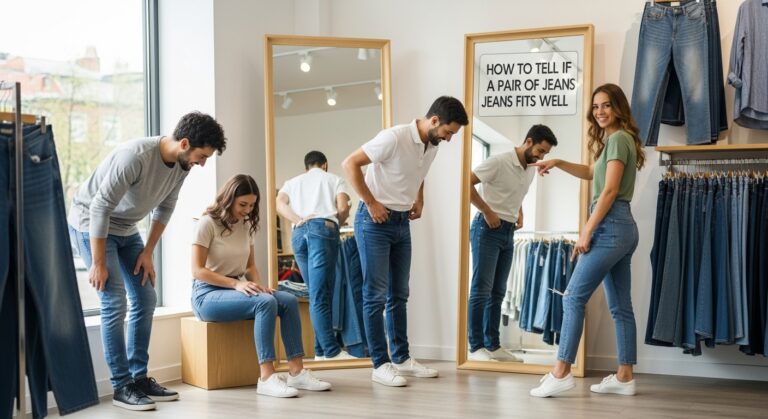 How to Tell if a Pair of Jeans Fits Well