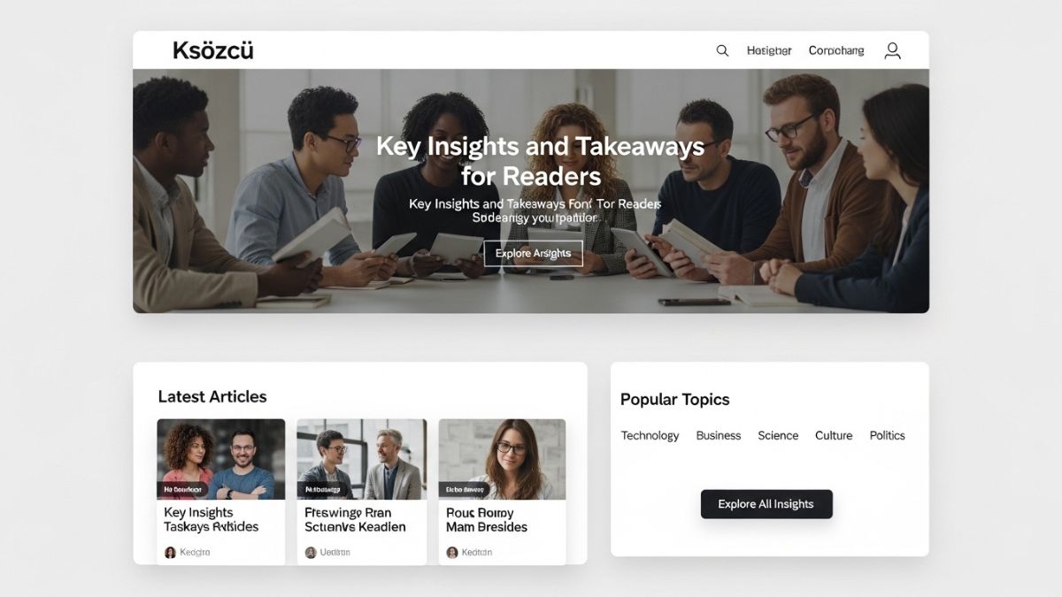 Ksözcü: Key Insights and Takeaways for Readers